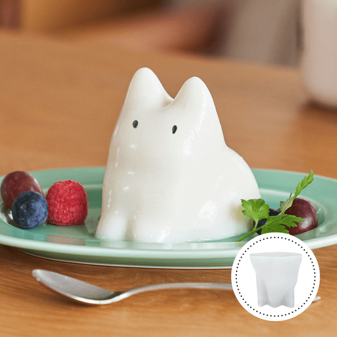 Silicone Cat Shaped Pudding Mold – Petites Paws - Main Image