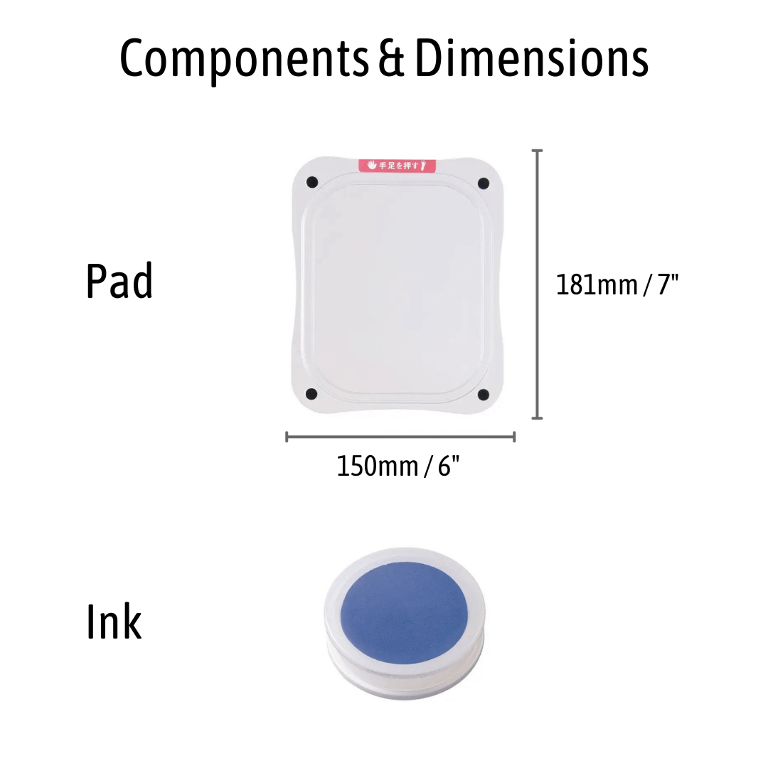 Multi-Use Reusable Inkless No Ink Touch Paw Print Kit