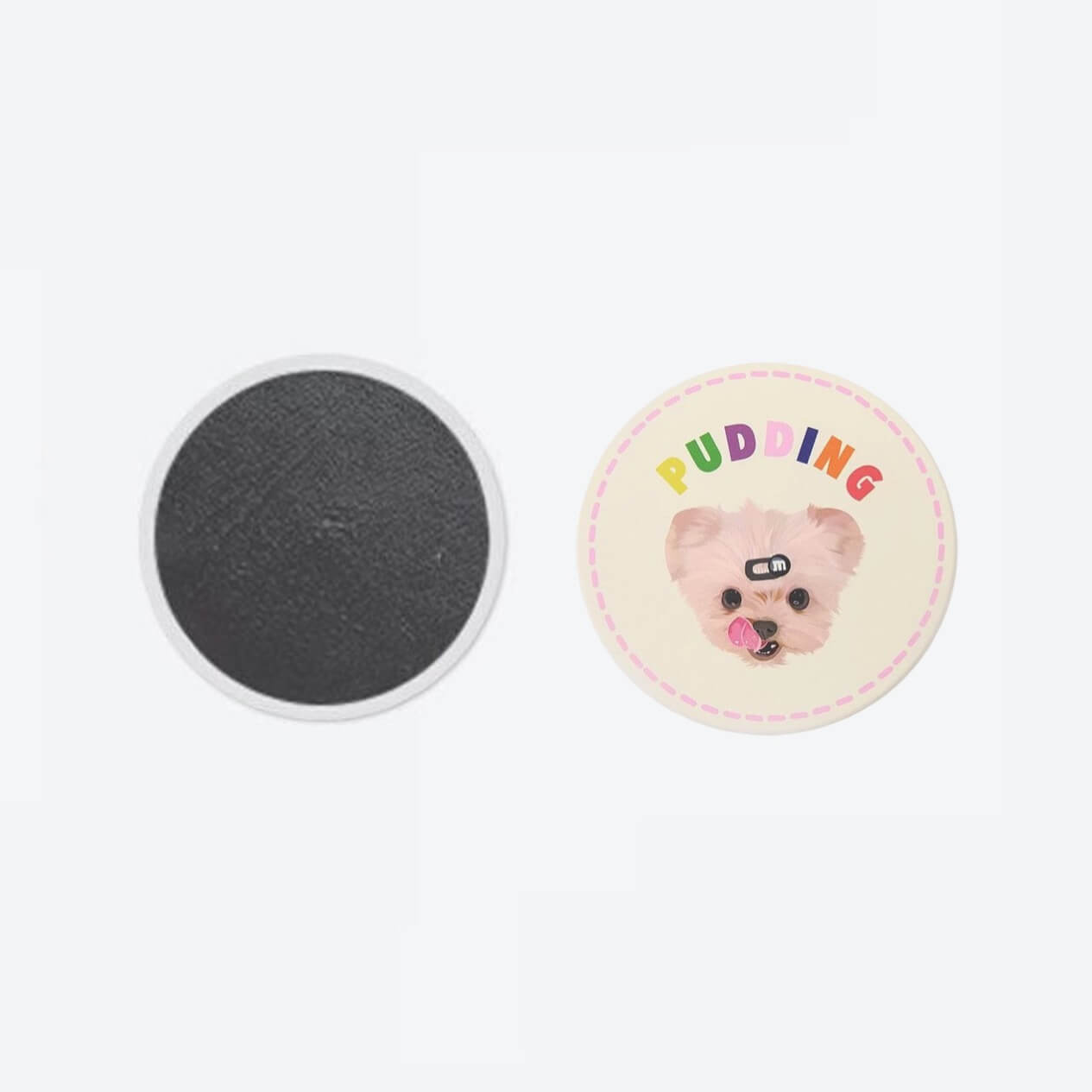 Custom Pet Portrait Magnet with Digital File
