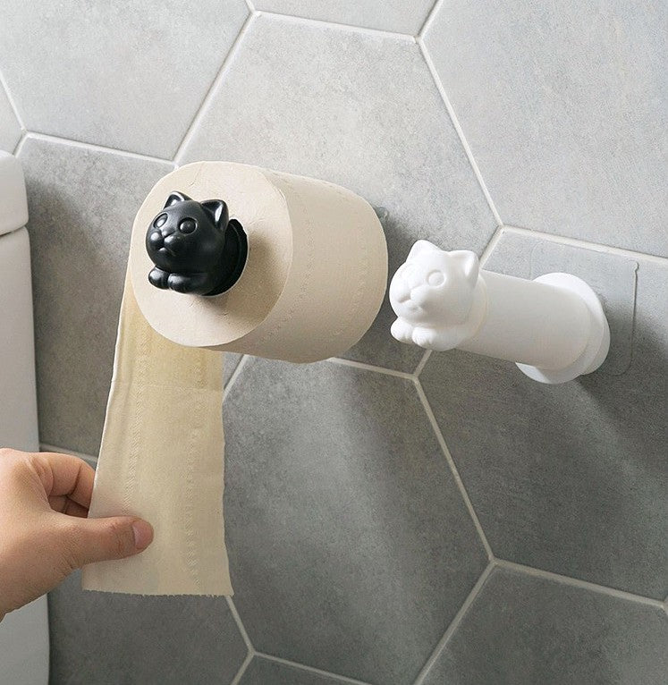Cat Shaped Toilet Paper Holder
