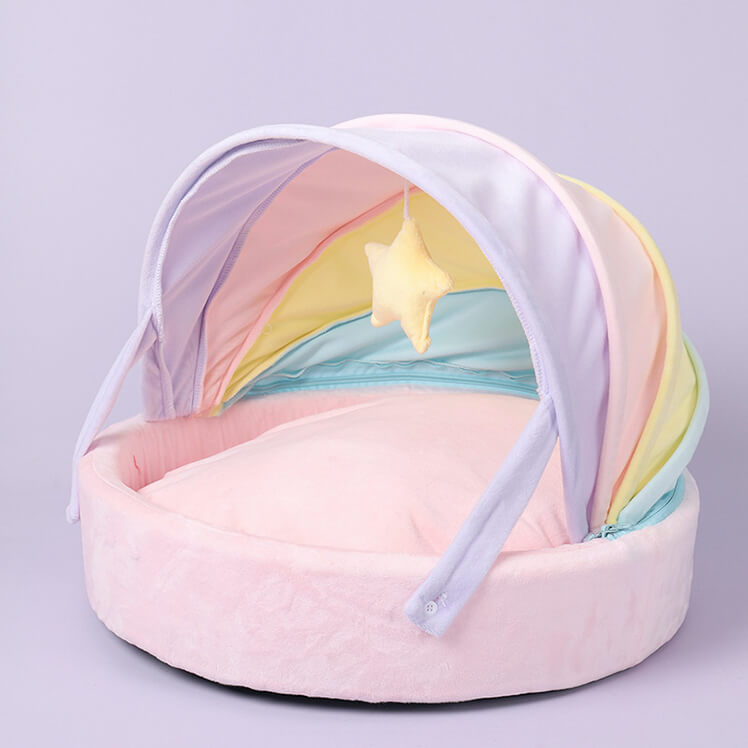 Rainbow Little Princess Bassinet Cat Bed