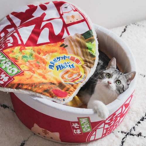Cup Noodle Cat Bed