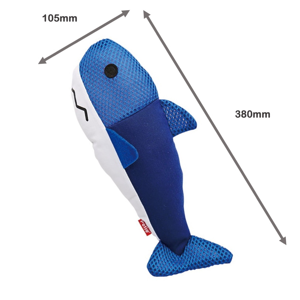 Petio Japanese Cat Kicker Toy (Shark) - Petites Paws