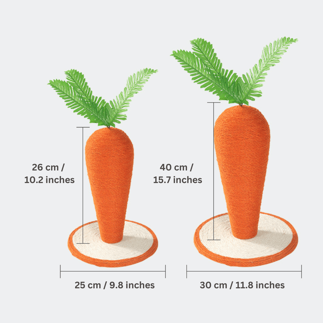 Clawsome Carrot Cat Scratching Post
