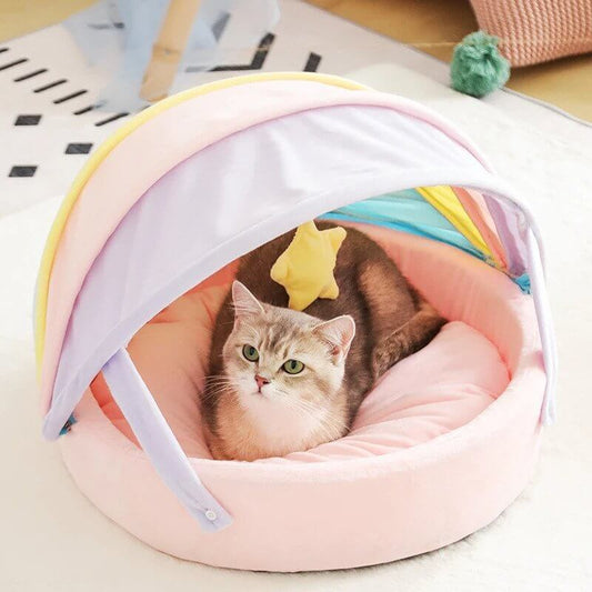 Rainbow Little Princess Bassinet Cat Bed