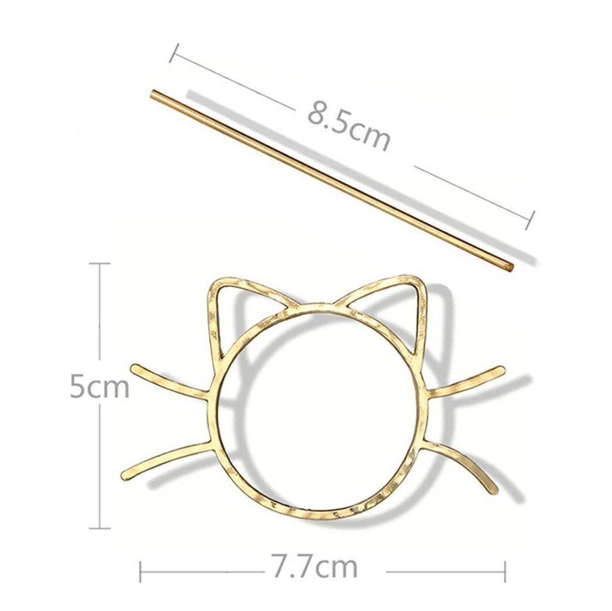 Vintage Cat Hairpin - Petites Paws