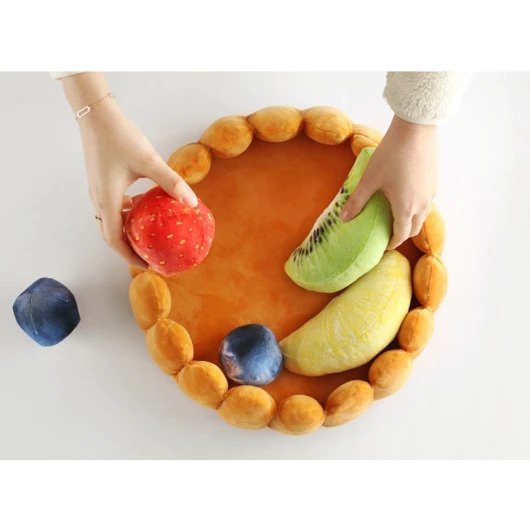 Cute Fruit Tart Cat Bed - Petites Paws