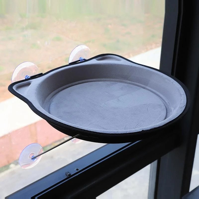 Kitty-shaped Pet Hammock with Window Mount - Petites Paws