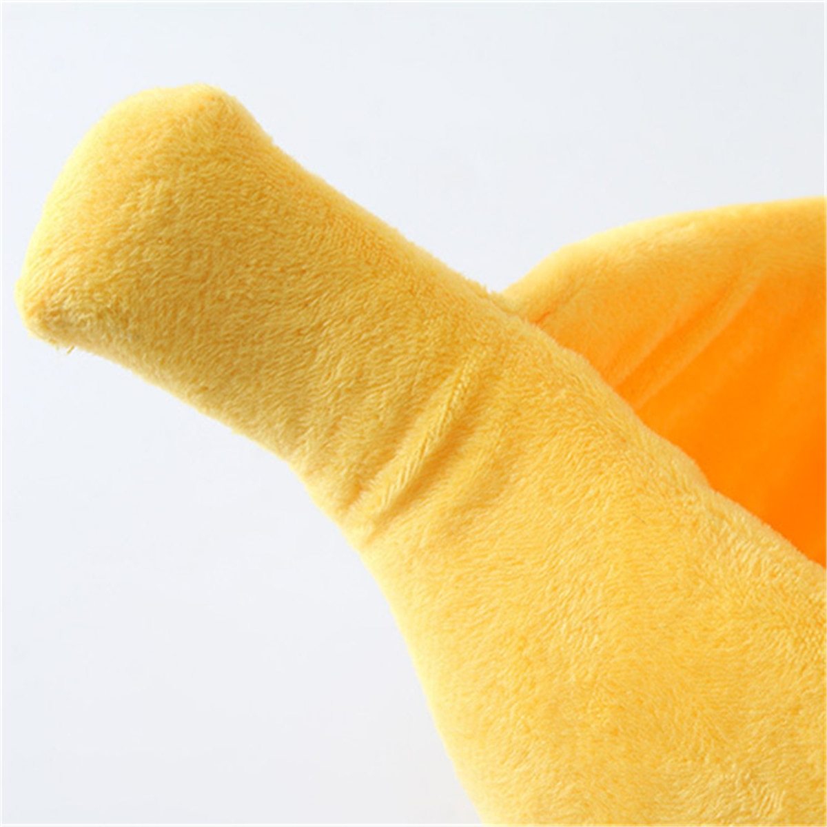 Cozy Banana Cave Pet Bed - Petites Paws