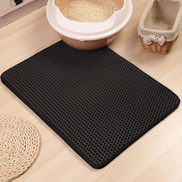 Double Layer Waterproof Cat Litter Mat - Petites Paws
