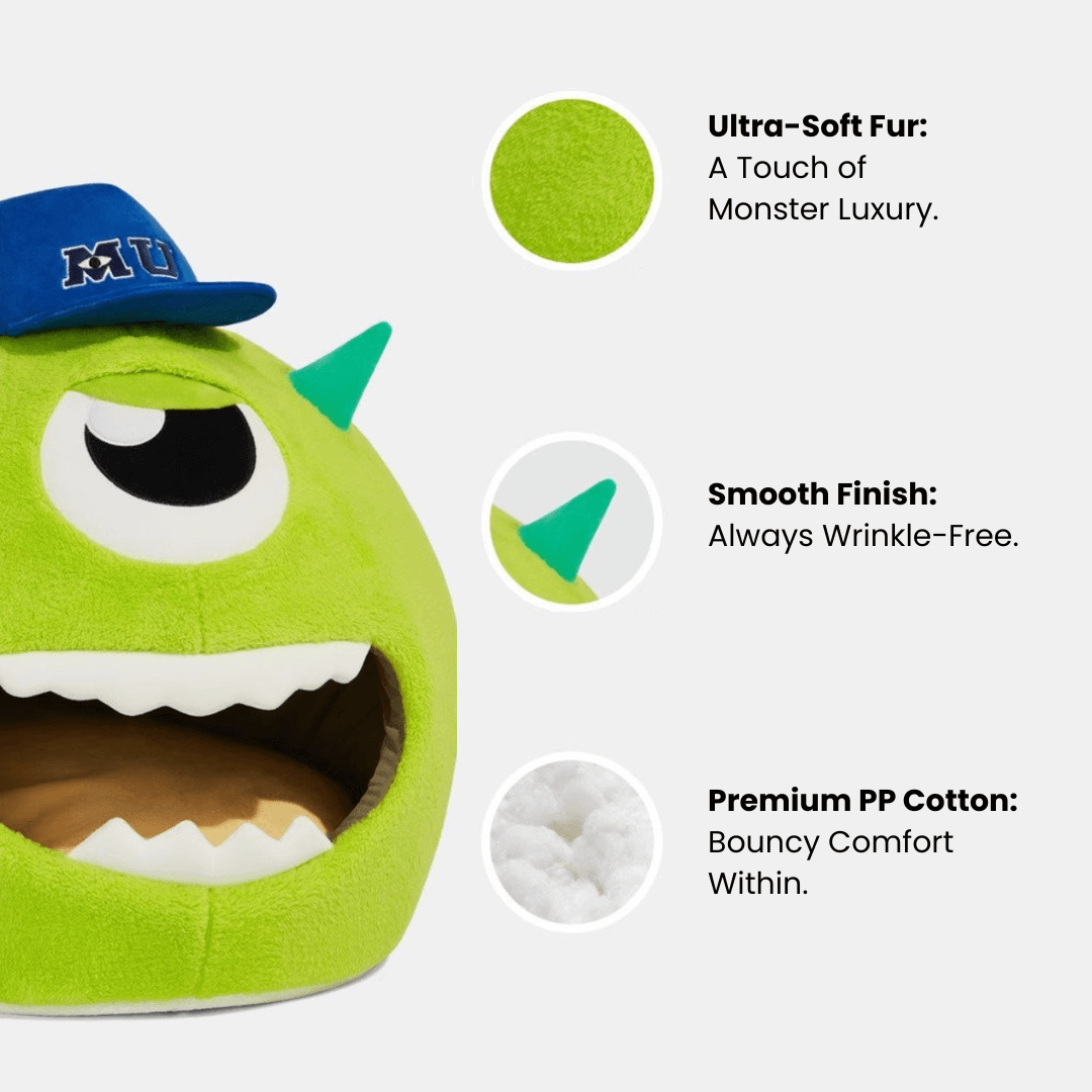 Disney Pixar Monsters Inc. Mike Wazowski Cat Bed