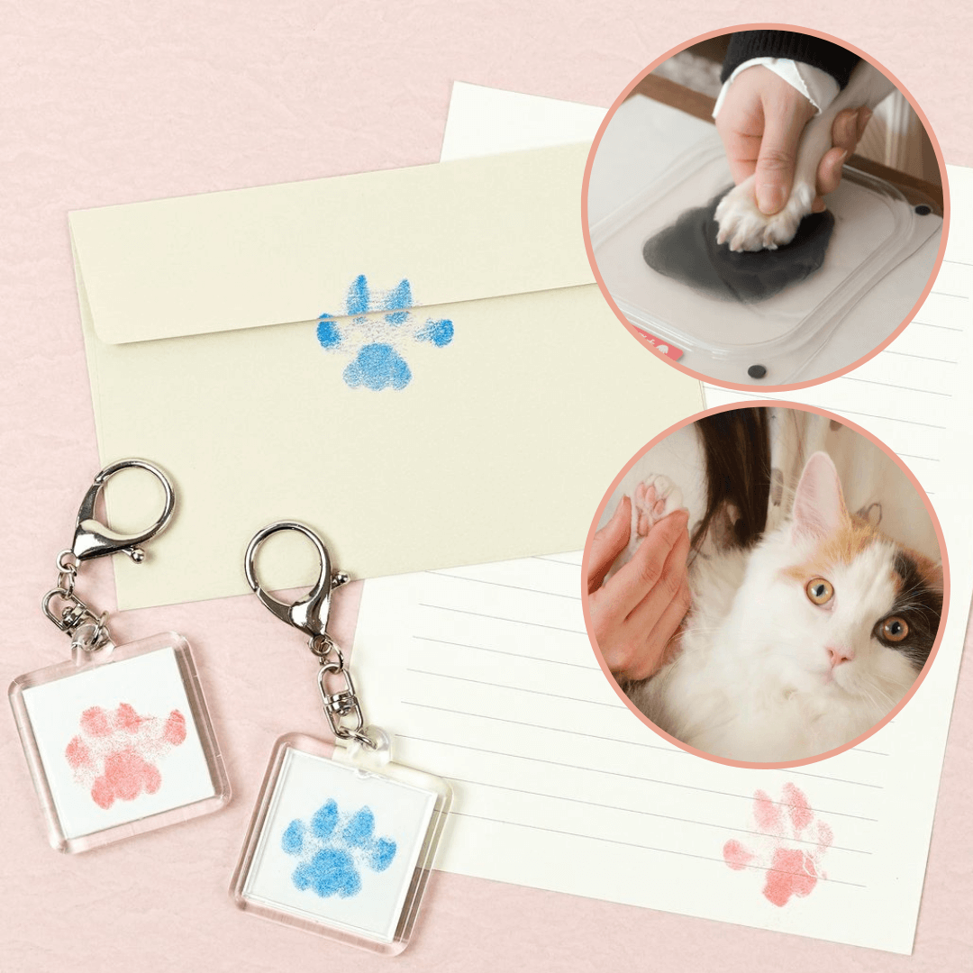 Multi-Use Reusable Inkless No Ink Touch Paw Print Kit