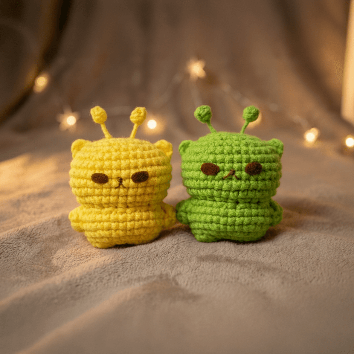 Alien Cat Amigurumi – Easy Crochet Pattern PDF - Petites Paws
