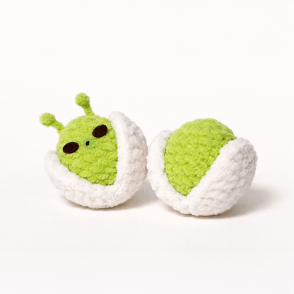 Alien Cat UFO Pistachio Amigurumi Crochet Pattern Easy