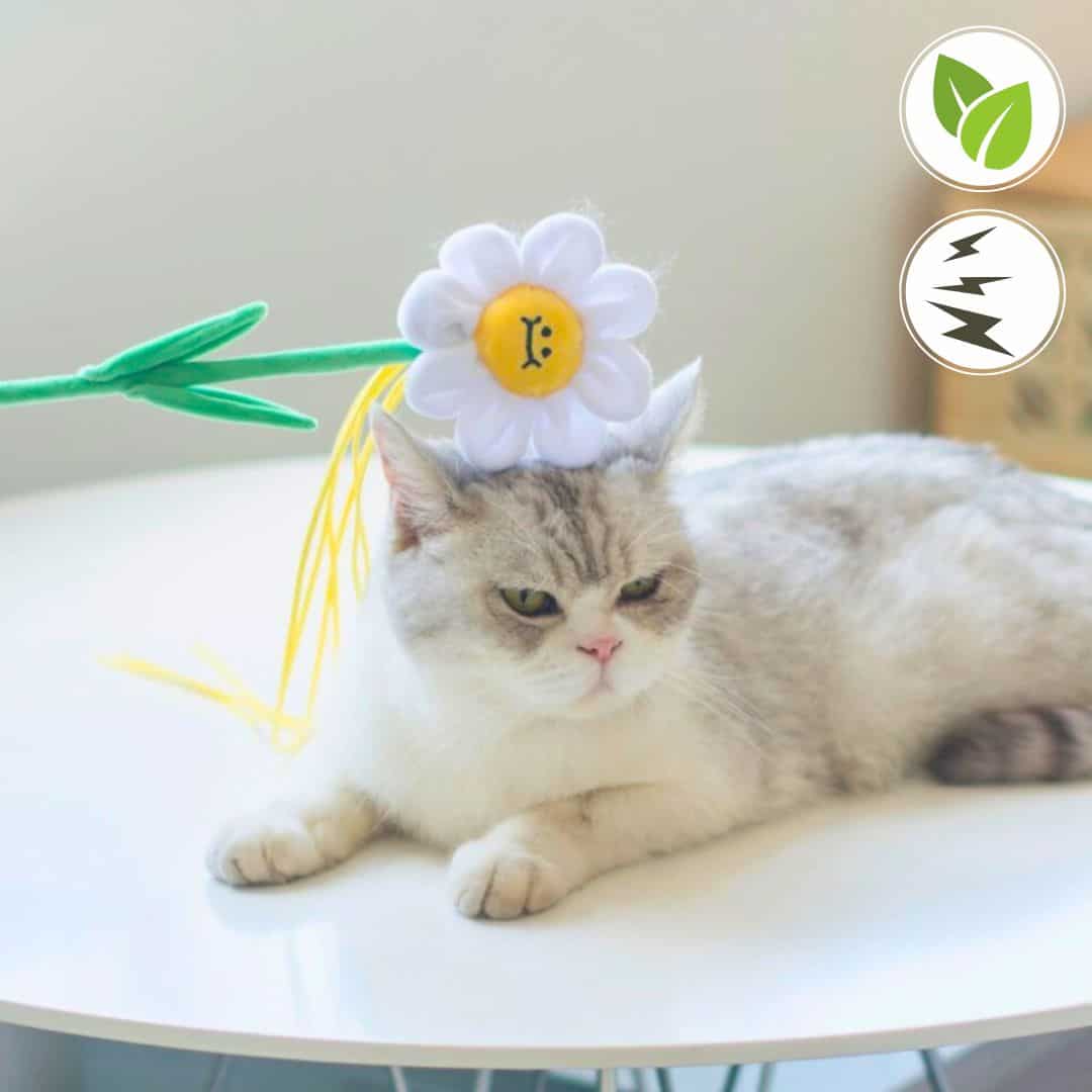 Purrlab Catnip-Infused Flower Cat Teaser