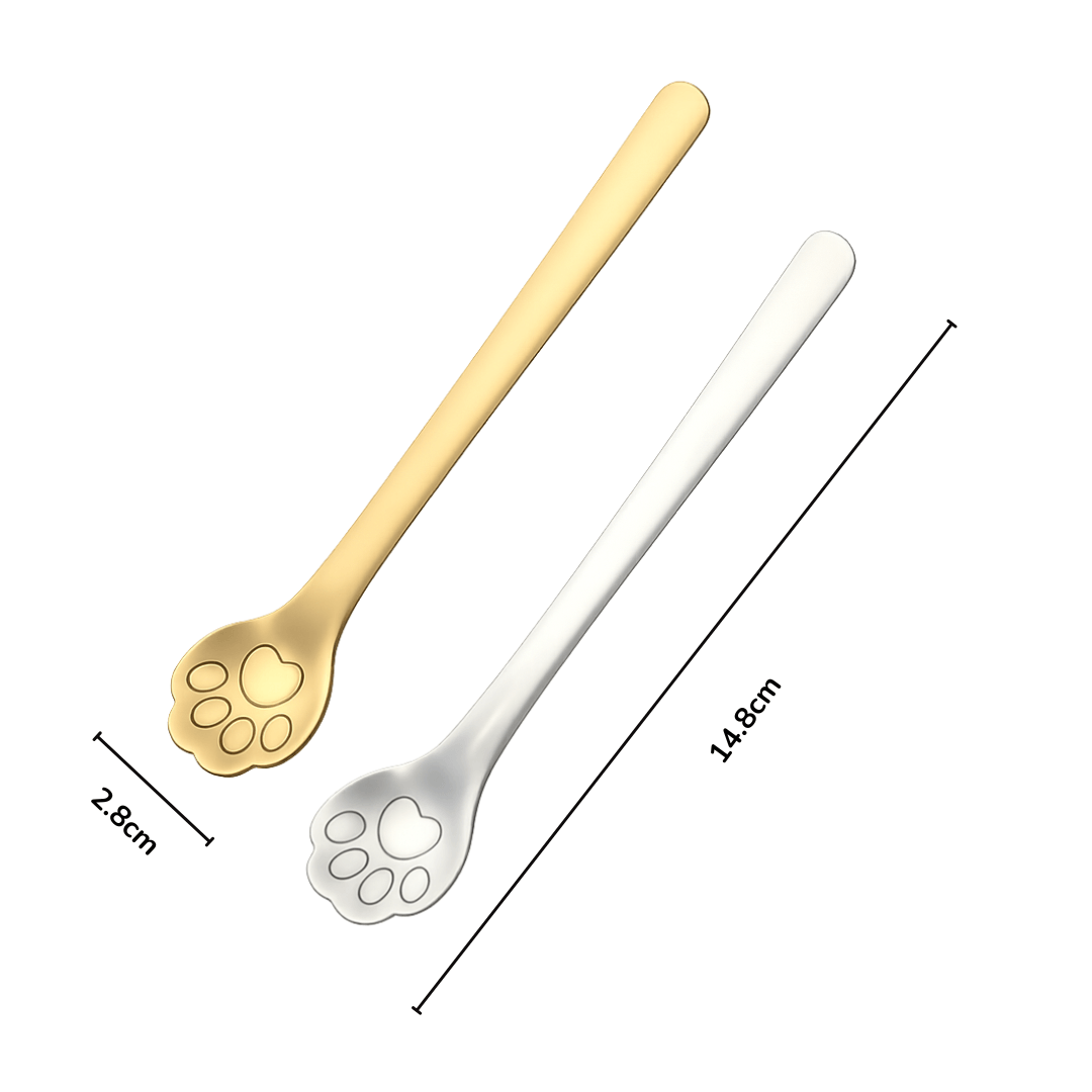 Cat Paw Dessert Spoon
