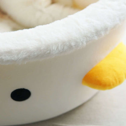 Purroom White Chicken Cat Bed Nest