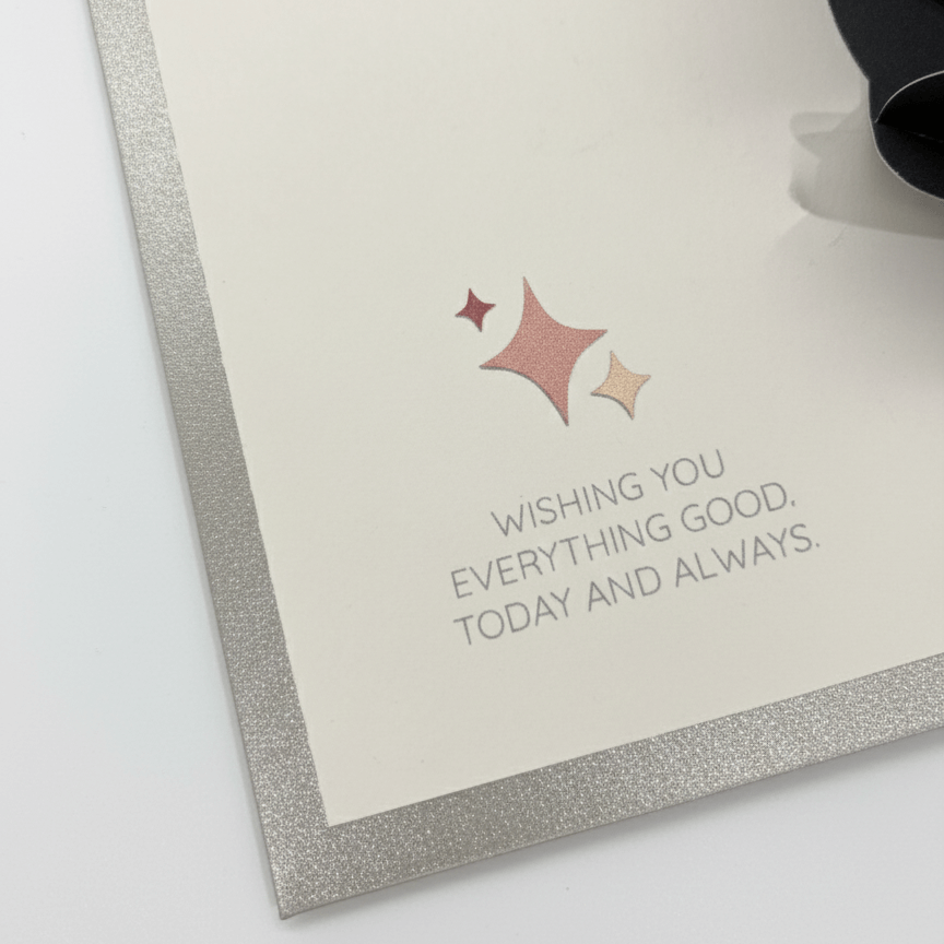 DIY 3D Pop-Up Playful Cat Greeting Card Printable Template