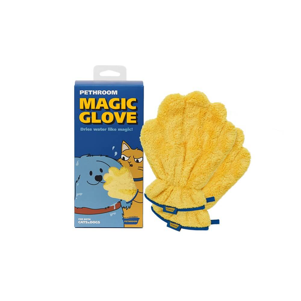 Pethroom Microfiber Pet Drying Gloves - Petites Paws