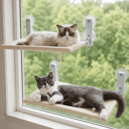 Flip Foldable Cat Window Perch - Petites Paws