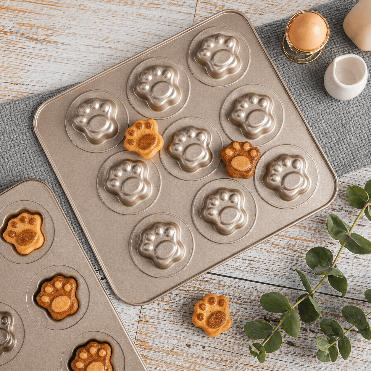Nonstick Cute Cat Paw Baking Pan Cake Muffin Mold