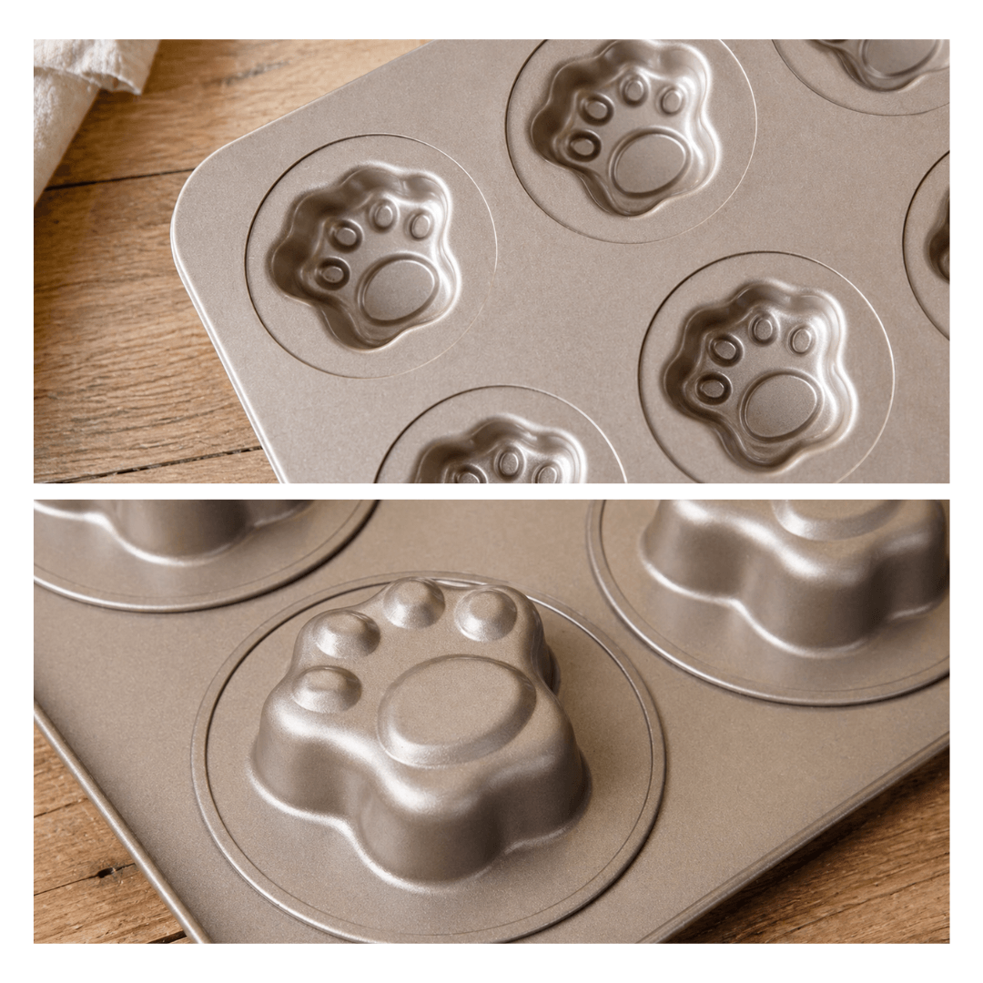 Nonstick Cute Cat Paw Baking Pan Cake Muffin Mold