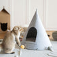 Scandinavian Snow Mountain Cat Igloo Bed