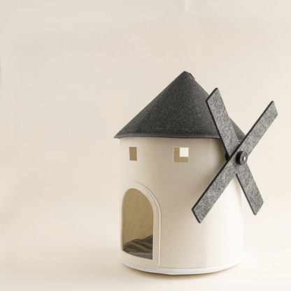 Dutch Windmill Cat House Bed