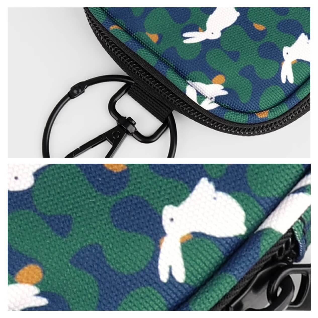 Rabbit Green Mini Pouch