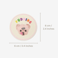 Custom Pet Portrait Magnet with Digital File