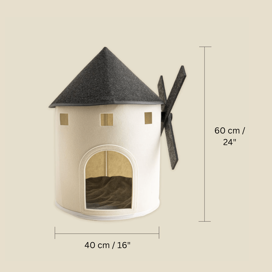 Dutch Windmill Cat House Bed