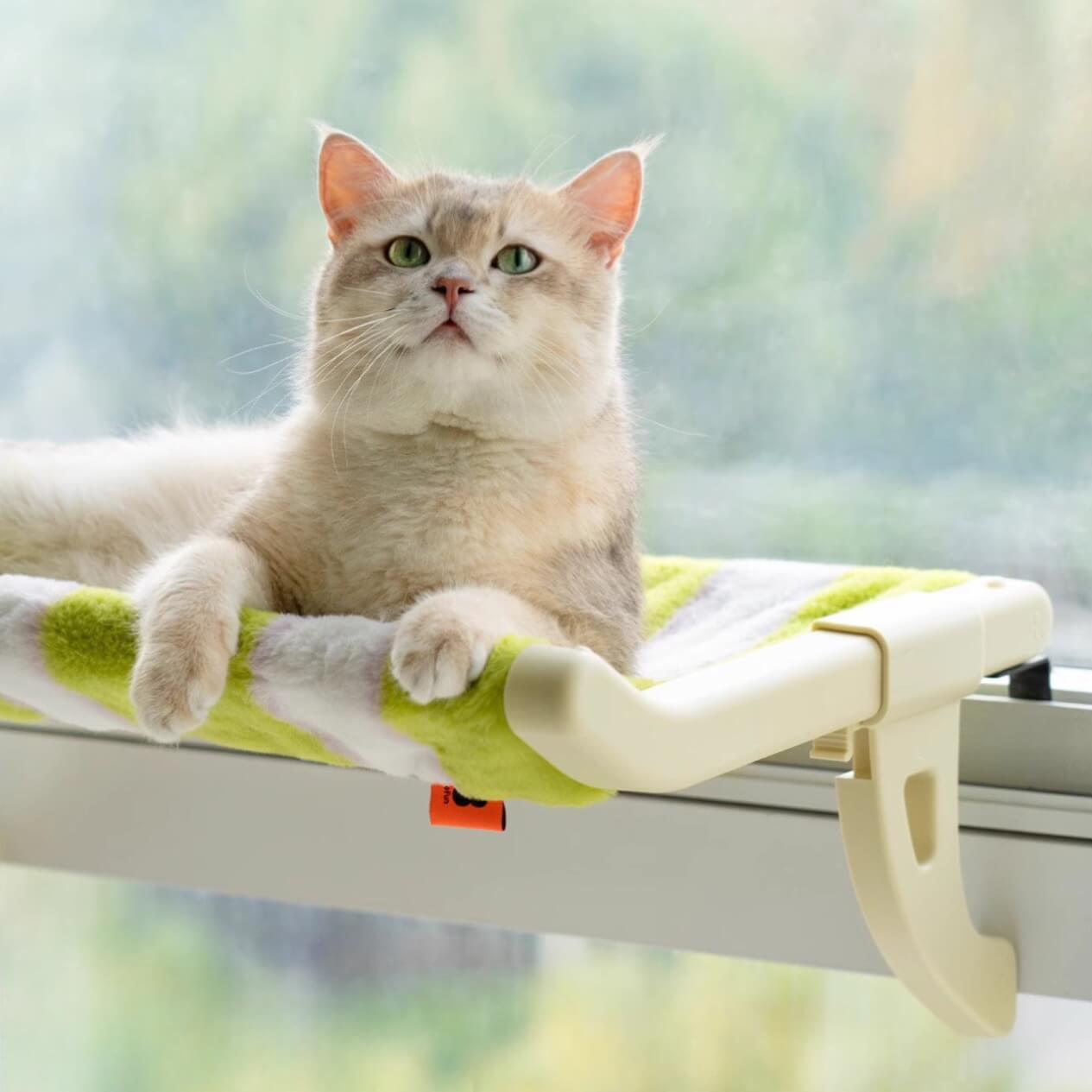 FloatEase Extra-long Hanging Cat Hammock - Petites Paws