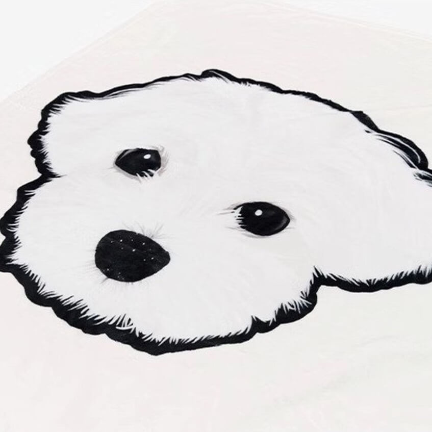 Custom Pet Cat Dog Portrait Blanket