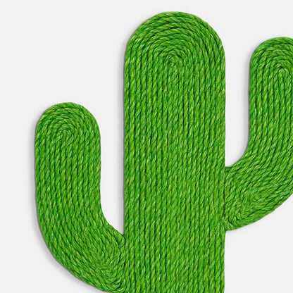 Cactus Wall Cat Scratcher with Suction Cups - Petites Paws