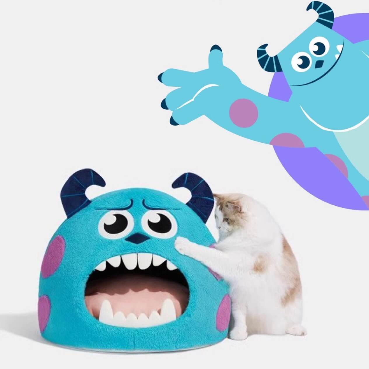 Disney Pixar Monsters Inc. Sulley Cat Bed