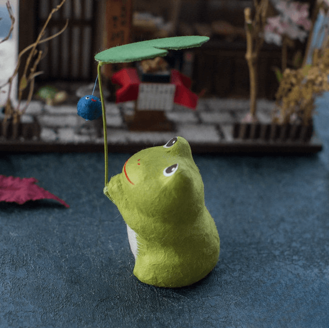 Teru Teru Bozu Washi Cat Ornament - Petites Paws