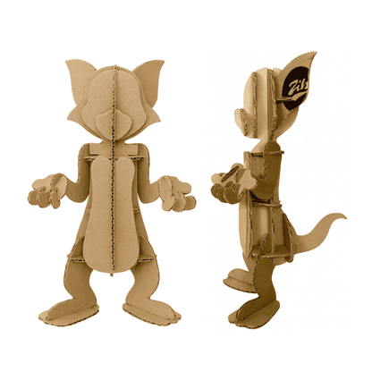 Tom and Jerry  Cat Cardboard Cat Sculpture