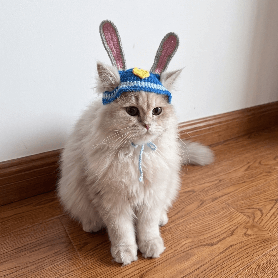 Zootopia Judy Hopps Cat Dog Pet Costume Crochet Pattern PDF