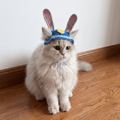 Zootopia Judy Hopps Cat Dog Pet Costume Crochet Pattern PDF
