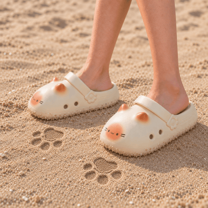 Cat Tracks Paw Print Clogs