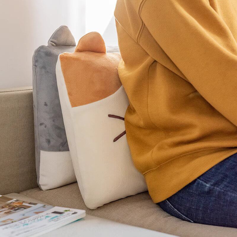 Fuku Fuku Cat Back Support Pillow – Petites Paws