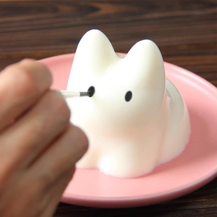 Silicone Wiggle Cat Shaped Pudding Mold