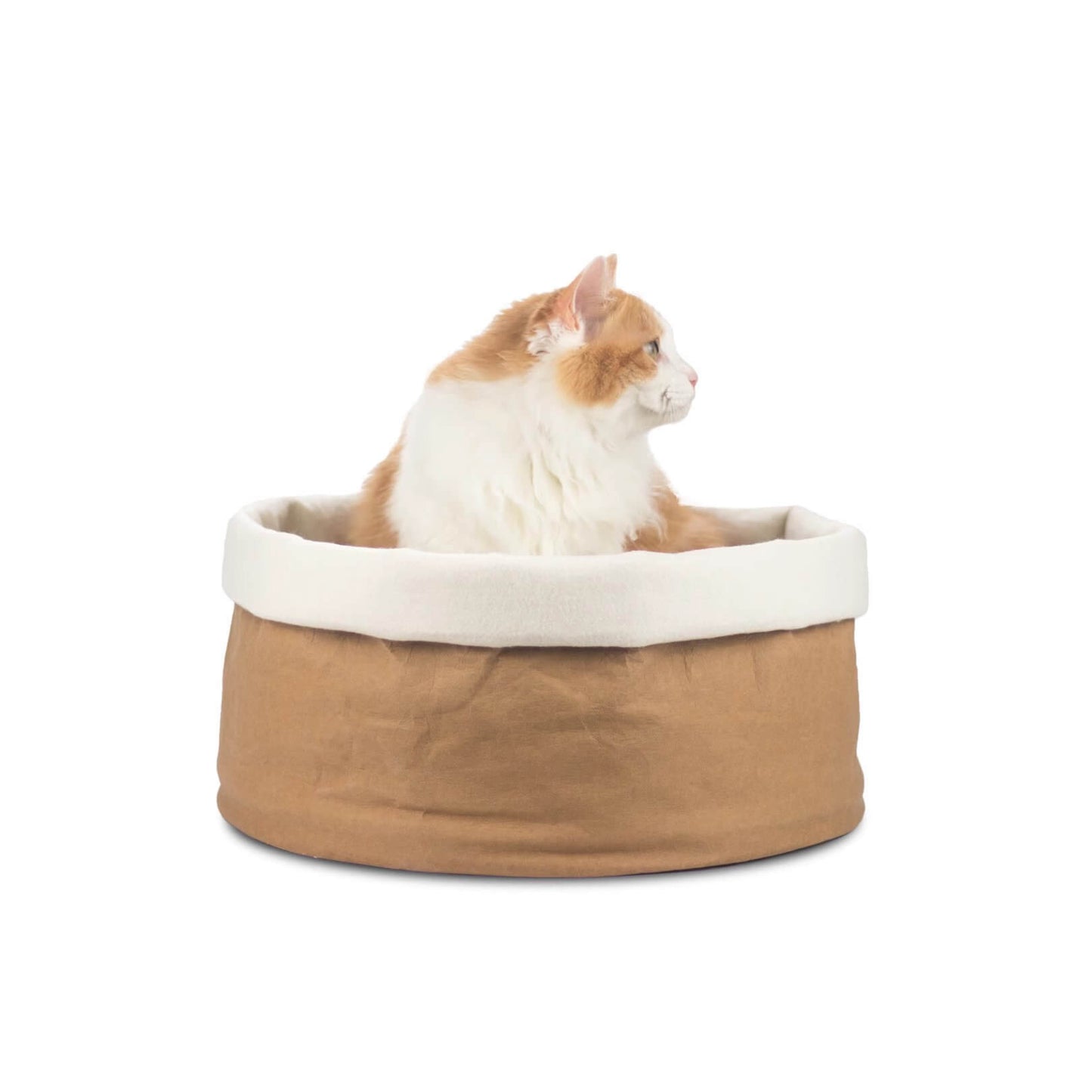 Minimalist Kraft Paper Bag Wool Cat Bed