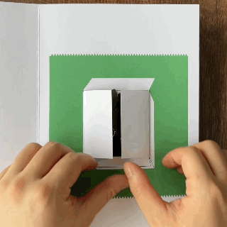 DIY 3D Pop-Up Cat in the Box Christmas Card Printable Template