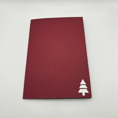 DIY 3D Pop-Up Cat in the Box Christmas Card Printable Template Cover