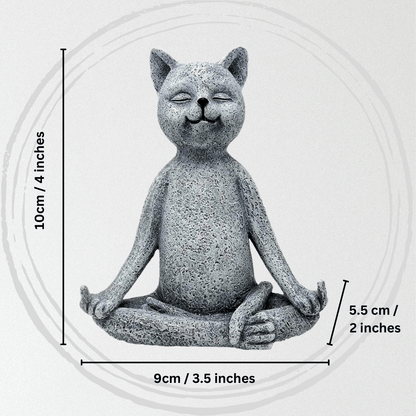 Calming Buddha Cat Statue - Petites Paws