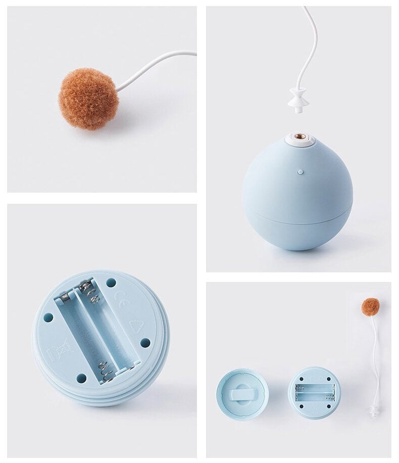 Electronic Roly-Poly Cat Teaser - Petites Paws