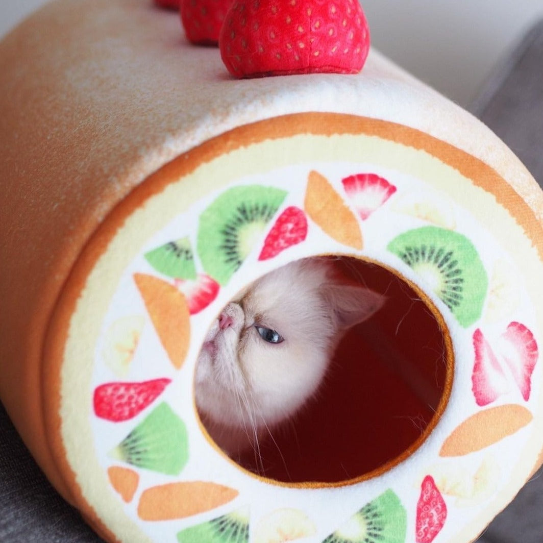 Swiss Roll Soft Cat Tunnel Bed