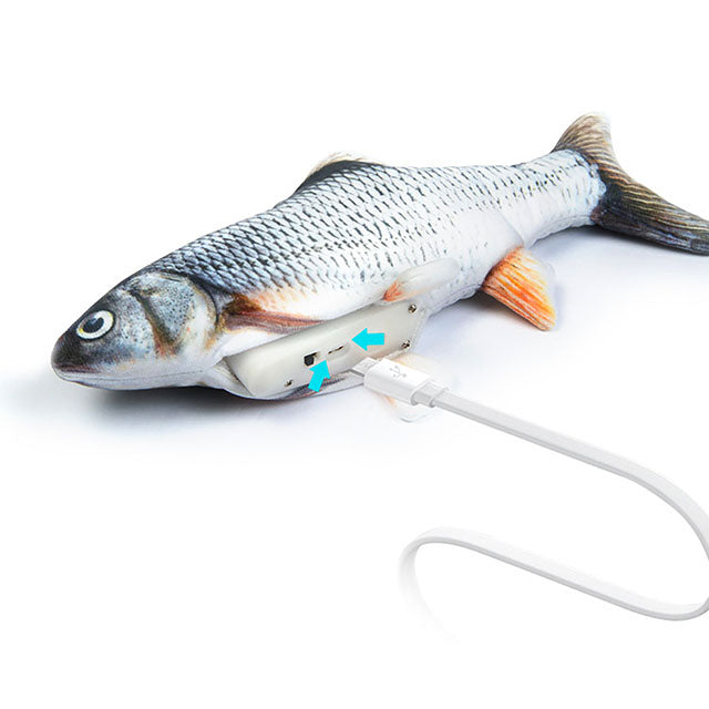 Dancing Fish Catnip Kicker Toy - Petites Paws
