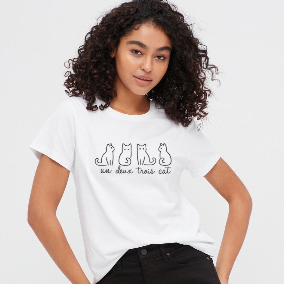 Un Deux Trois Cat T-shirt